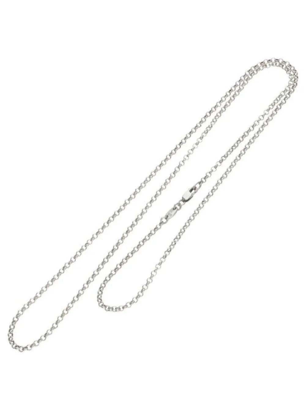 Chrome Hearts Roll Chain Silver Necklace